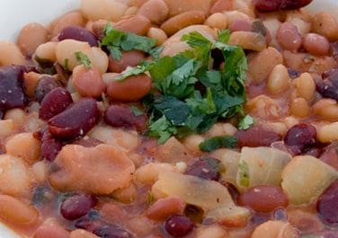 Lemon-Cilantro Mixed Beans